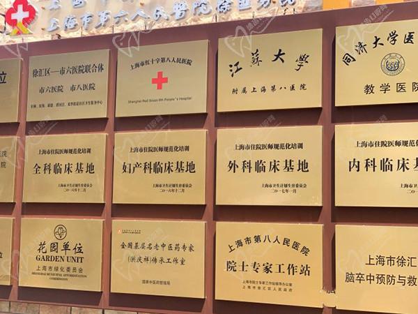 上海第八人民醫(yī)院榮譽